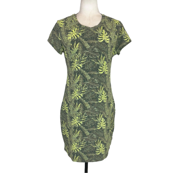 No Boundaries Dresses & Skirts - NoBo green leaf print t-shirt dress